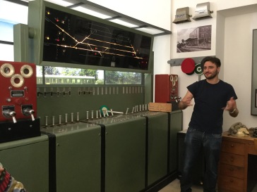 Working the old signals at Museo Ferroviario della Puglia